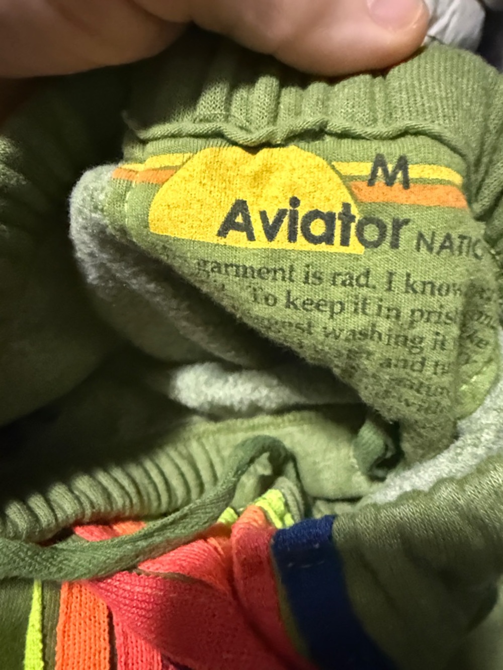 Aviator Nation army and camo mixed set 2 crews and 1 sweat pant - Picture 8 of 8